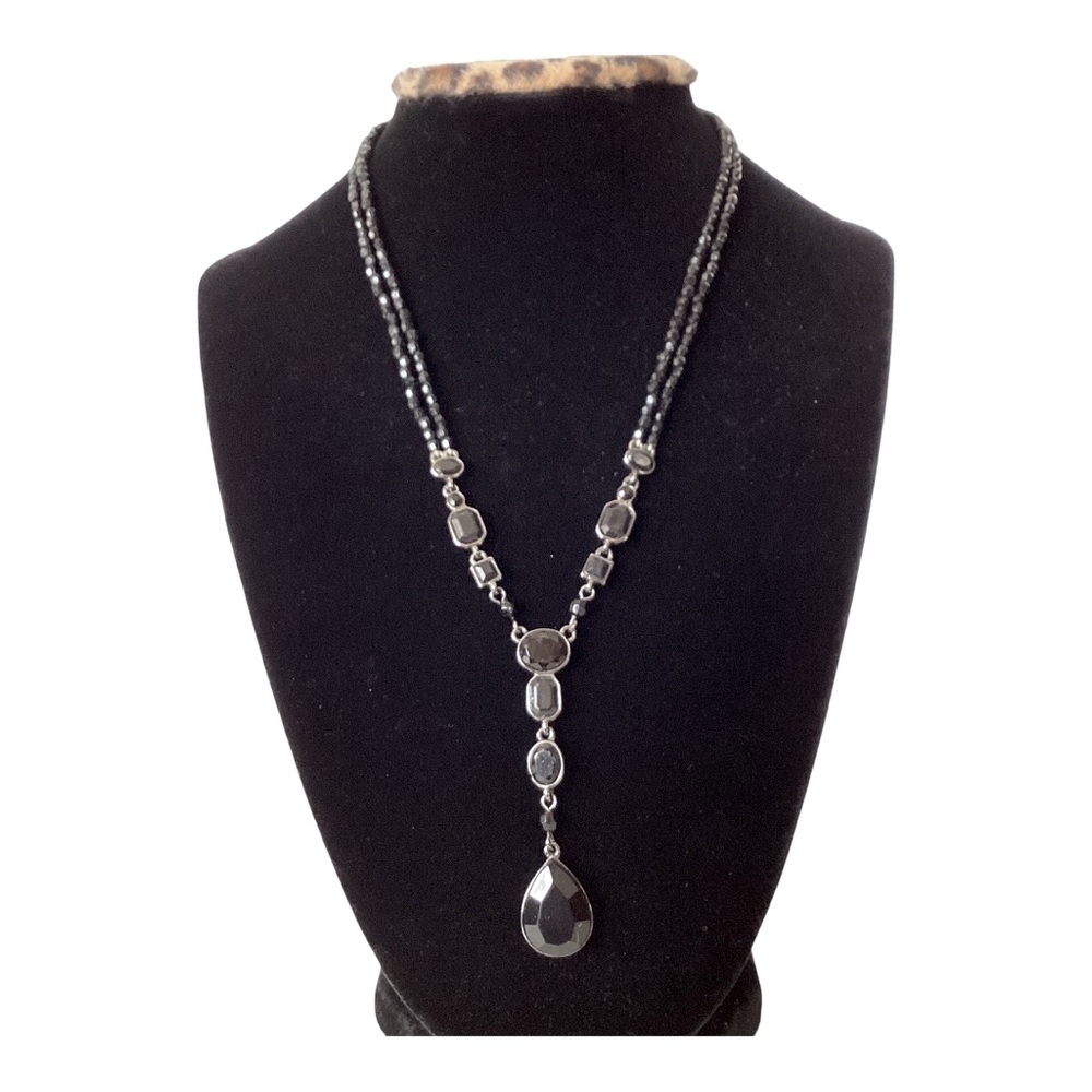 Carolina Herrera Teardrop Pendant Necklace And 1928 Teardrop Dangle Earrings EUC - Picture 13 of 16